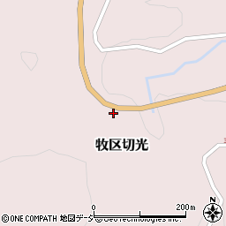 新潟県上越市牧区切光周辺の地図