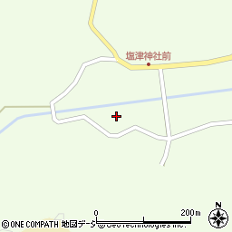 石川県七尾市中島町塩津（ユ）周辺の地図