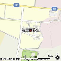 新潟県上越市清里区弥生周辺の地図