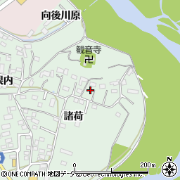 福島県いわき市平赤井（諸荷）周辺の地図
