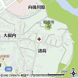 福島県いわき市平赤井諸荷174-1周辺の地図