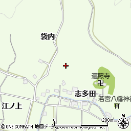福島県いわき市平下片寄志多田周辺の地図