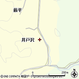 福島県いわき市平下平窪井戸沢周辺の地図