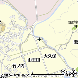 福島県いわき市平下平窪大久保周辺の地図
