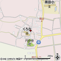 新潟県上越市黒田周辺の地図