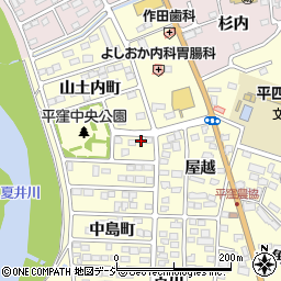 福島県いわき市平下平窪中島町1-2周辺の地図