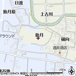 福島県いわき市四倉町下仁井田胎月周辺の地図