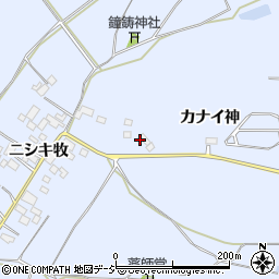 福島県東白川郡棚倉町一色カナイ神周辺の地図