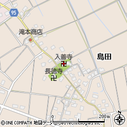 入善寺周辺の地図