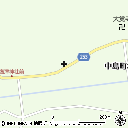石川県七尾市中島町塩津乙ヘ周辺の地図