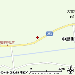 石川県七尾市中島町塩津（乙ヘ）周辺の地図