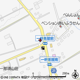 栃木県　警察本部那須塩原警察署那須交番周辺の地図