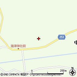 石川県七尾市中島町塩津ア周辺の地図