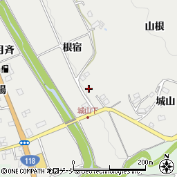 福島県石川郡浅川町浅川根宿周辺の地図