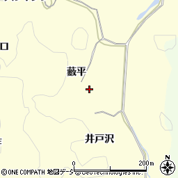 福島県いわき市平下平窪藪平周辺の地図