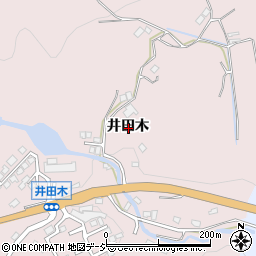 福島県いわき市好間町大利井田木周辺の地図
