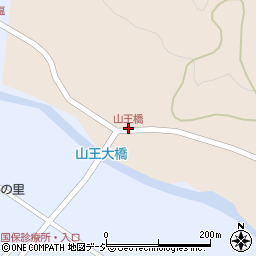 山王橋周辺の地図