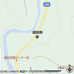 浦田郵便局 ＡＴＭ周辺の地図