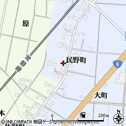福島県いわき市四倉町細谷（民野町）周辺の地図