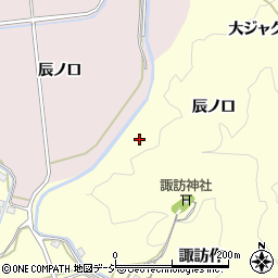 福島県いわき市平下平窪辰ノ口周辺の地図