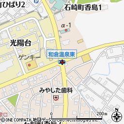 和倉温泉東周辺の地図