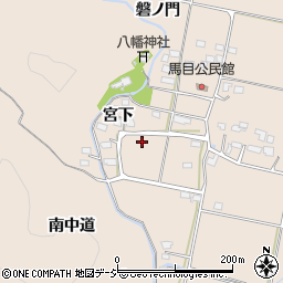 福島県いわき市平馬目宮下周辺の地図