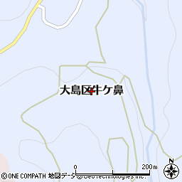 新潟県上越市大島区牛ケ鼻周辺の地図