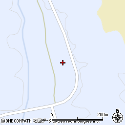 福島県白河市表郷八幡大作周辺の地図