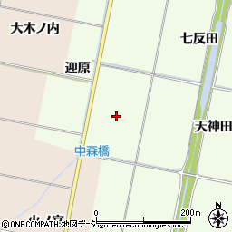 福島県いわき市四倉町大森天神田周辺の地図