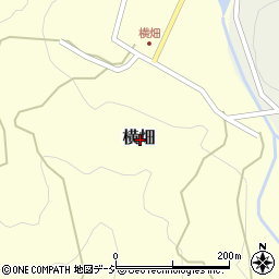新潟県上越市横畑周辺の地図
