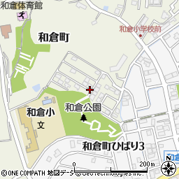 石川県七尾市和倉町ホ周辺の地図