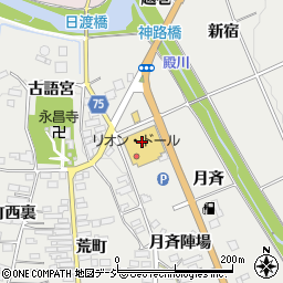 ダイユーエイト浅川店周辺の地図