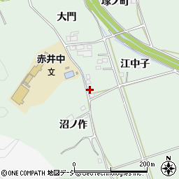 福島県いわき市平赤井沼ノ作周辺の地図