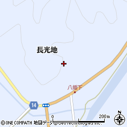 福島県石川郡古殿町鎌田長光地周辺の地図