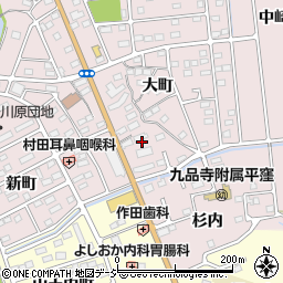 福島県いわき市平中平窪横枕周辺の地図