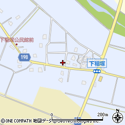 新潟県上越市下稲塚周辺の地図