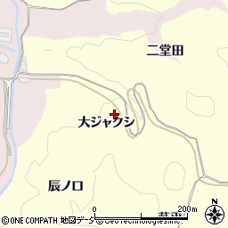 福島県いわき市平下平窪大ジャクシ周辺の地図