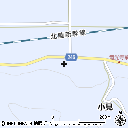 新潟県糸魚川市小見518周辺の地図