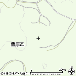 栃木県那須町（那須郡）豊原乙周辺の地図