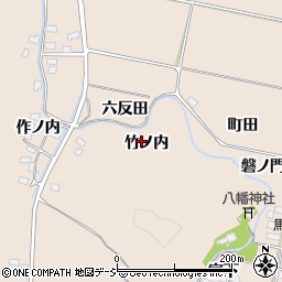福島県いわき市平馬目（竹ノ内）周辺の地図