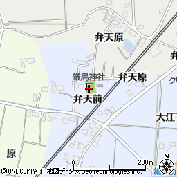 福島県いわき市四倉町細谷弁天前周辺の地図