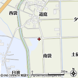 福島県いわき市四倉町下仁井田南袋周辺の地図