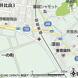 福島県いわき市平赤井深田周辺の地図