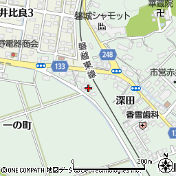 福島県いわき市平赤井深田39周辺の地図