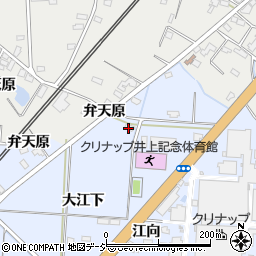 福島県いわき市四倉町細谷大江下周辺の地図