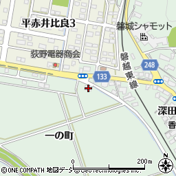 福島県いわき市平赤井深田27周辺の地図