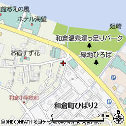 石川県七尾市和倉町（ニ）周辺の地図
