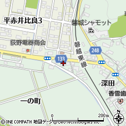 福島県いわき市平赤井深田28周辺の地図