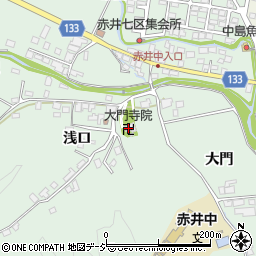 大門寺院周辺の地図