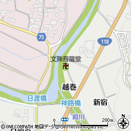 文殊菩薩堂周辺の地図